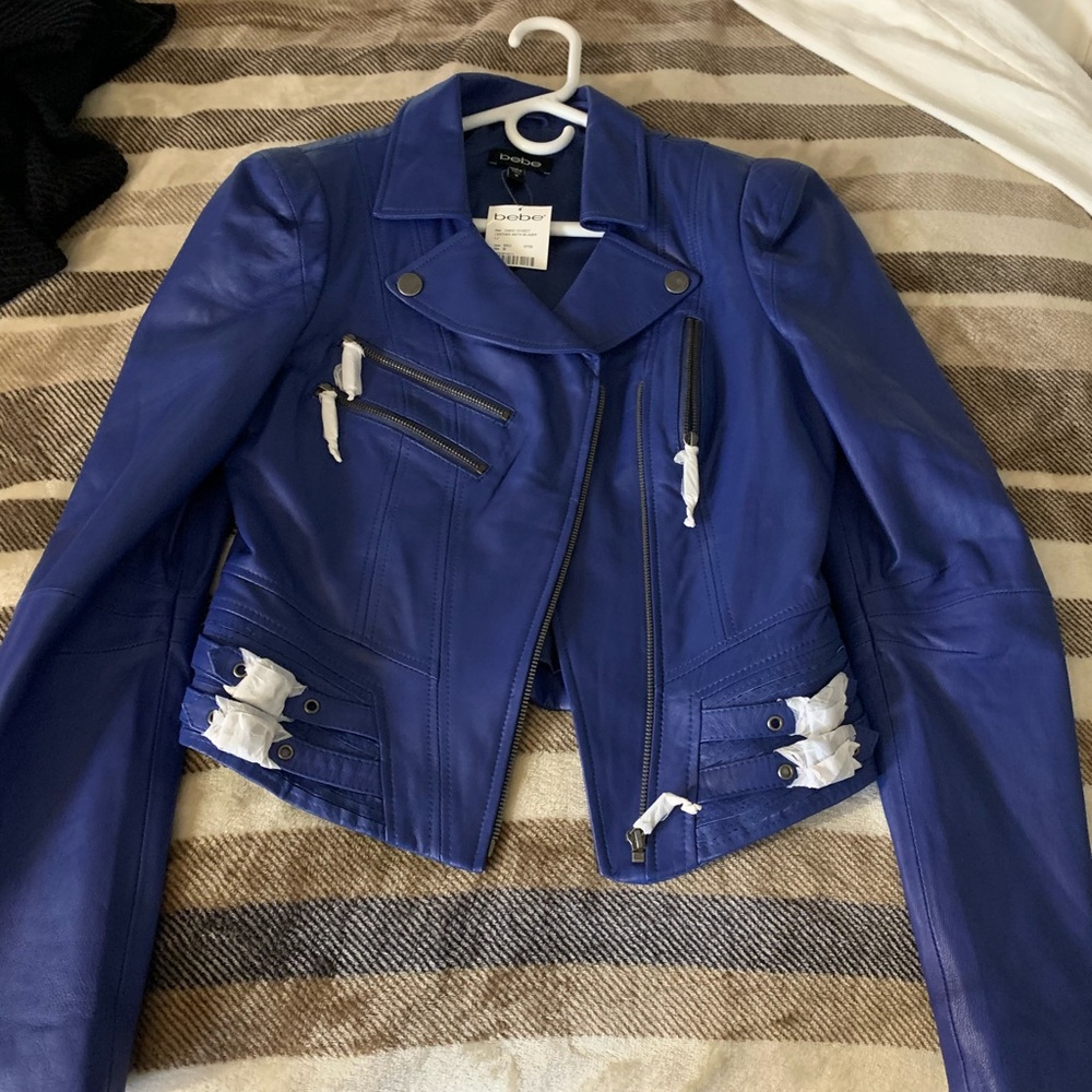 Brand new Bebe leather jacket